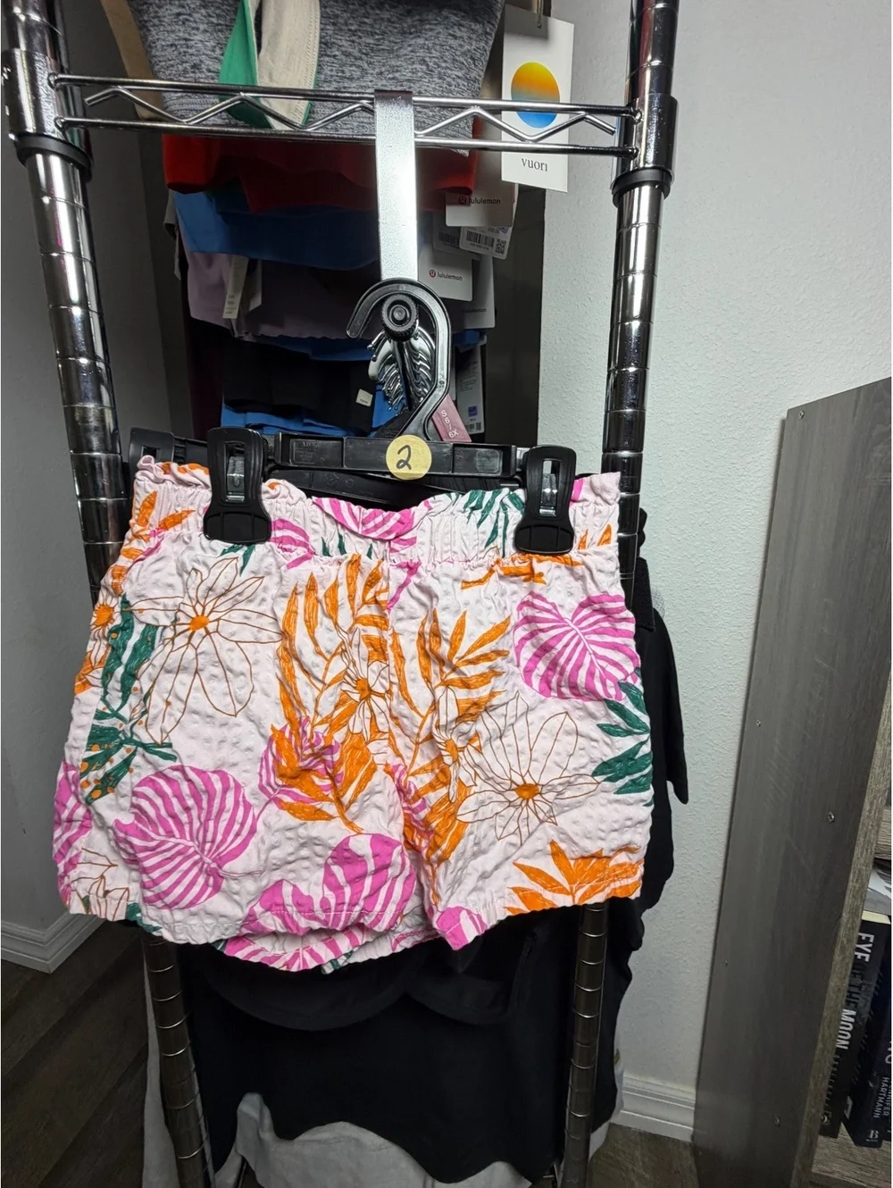 Cat & Jack Girls Floral Print Tank Top and Shorts Set Size 6/7